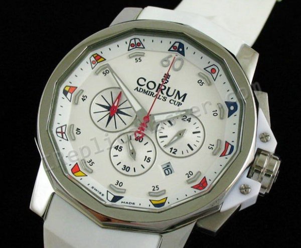 Corum Admirals Cup Challenge Chronograph Replik Uhr - zum Schließen ins Bild klicken