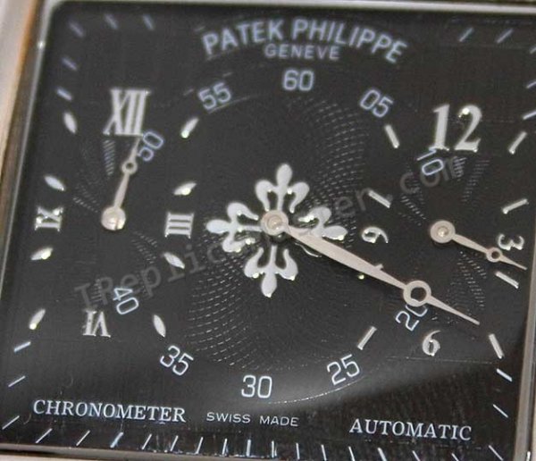 Patek Philippe Dual Time, Square Watch Dial Réplique Montre