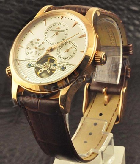 Jaeger Le Coultre Master Grande Tradition Tourbillon Perpetual C Replica Watch - Click Image to Close
