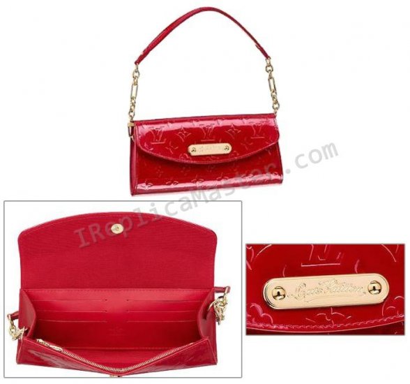 Louis Vuitton Monogram Vernis Роксбери Драйв M93543 Сумочка репл - закрыть