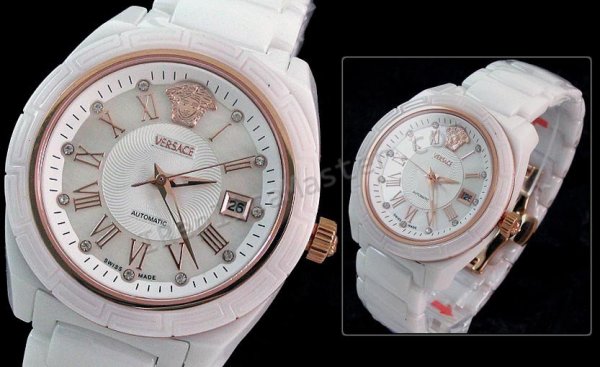 DV Versace vrai Watch céramique Watch Réplique Montre - Cliquez sur l'image pour la fermer