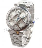 Pasha Cartier Steel Grid Mens