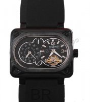 Bell y BR Rossn Instrumento Minuteur Tourbillon Réplica Reloj