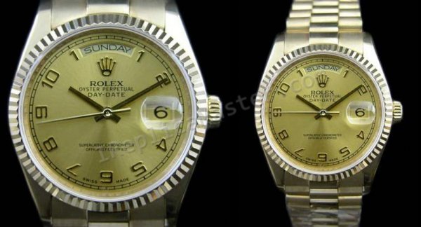 Rolex Oyster Día Perpetuo-Date Reloj Suizo Réplica - Haga click en la imagen para cerrar