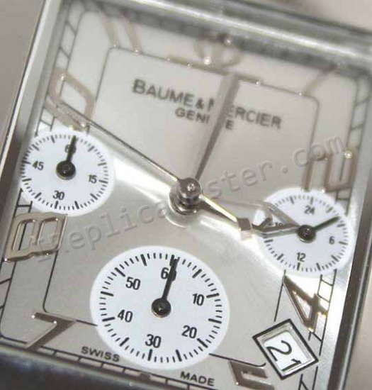 Baume & Mercier Hampton reloj cronógrafo Miles Réplica Reloj