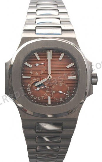 Patek Philippe Nautilus Power Reserve remontage manuel Réplique Montre - Cliquez sur l'image pour la fermer