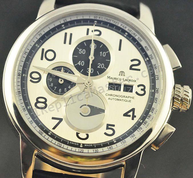 Maurice Lacroix Masterchrono Chronographe Replik Uhr - zum Schließen ins Bild klicken