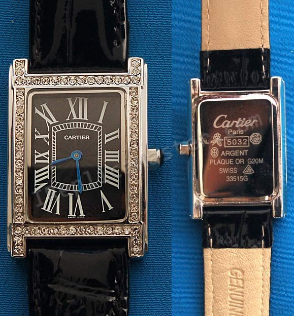 Cartier Tank Americaine Diamantes Moyen Réplica Reloj - Haga click en la imagen para cerrar