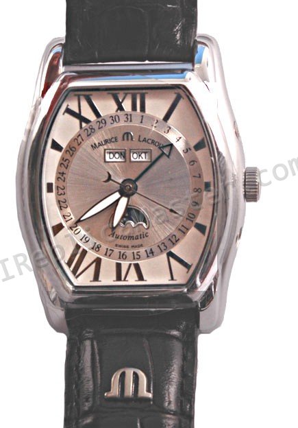 Phase Maurice Lacroix Masterpiece de Watch Lune Tonneau Réplique Montre - Cliquez sur l'image pour la fermer