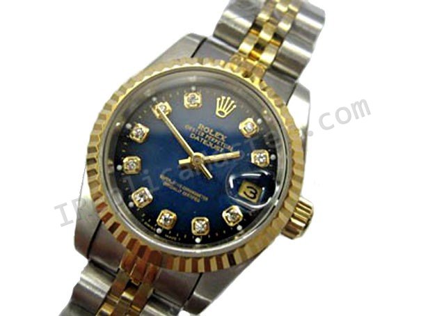 Señoras Rolex Oyster Perpetual Datejust Ciudadano Reloj Suizo Réplica - Haga click en la imagen para cerrar