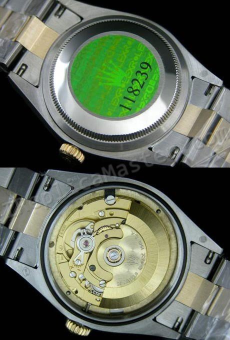 Rolex Oyster Día Perpetuo-Date Reloj Suizo Réplica - Haga click en la imagen para cerrar