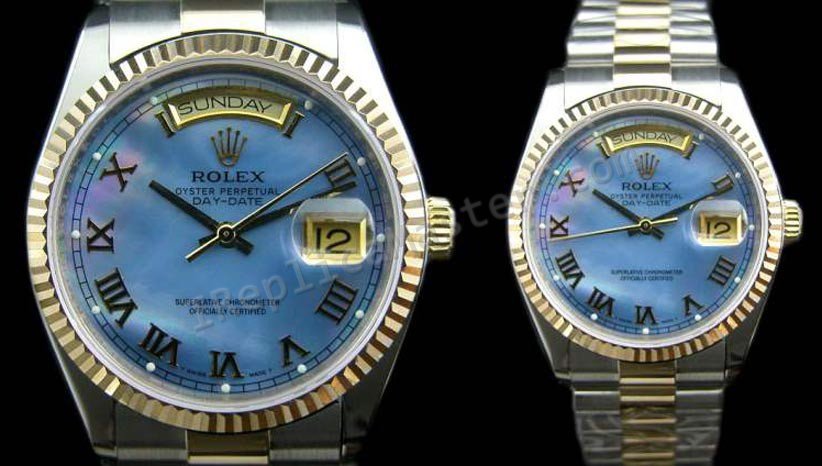 Rolex Oyster Día Perpetuo-Date Reloj Suizo Réplica - Haga click en la imagen para cerrar