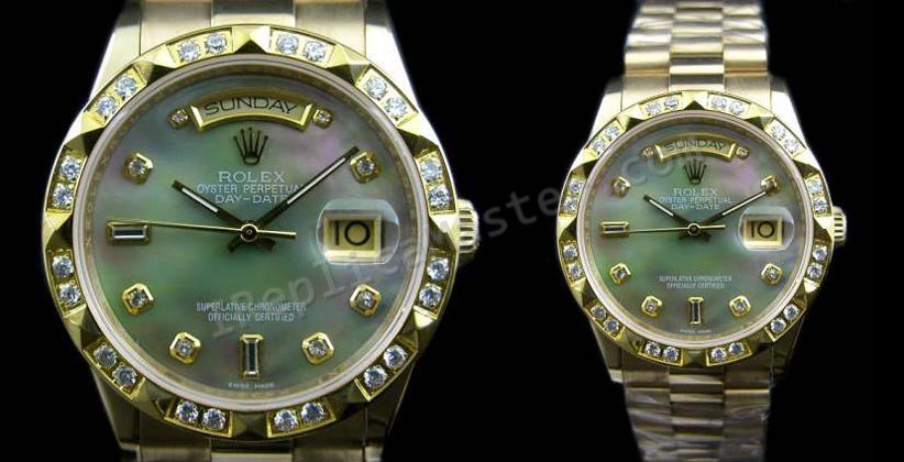 Rolex Oyster Perpetual Day-Date Swiss Replica Watch - Click Image to Close