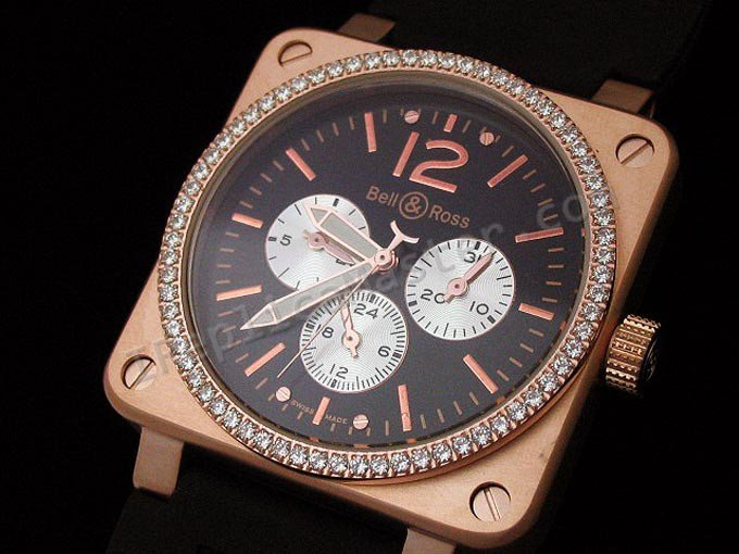 Bell e Ross BR01 Instrument-92 Datograph Diamonds  Clique na imagem para fechar