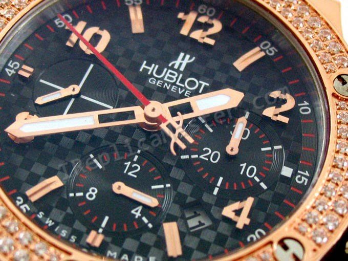 Hublot Big Bang Алмазы Автоматически. Swiss Watch реплики - закрыть