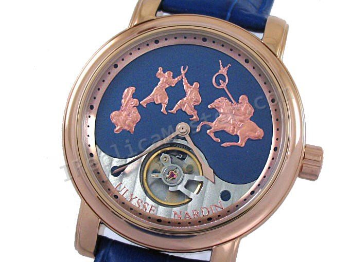 Ulysse Nardin San Marco Cloisonn? Tourbillon Replik Uhr - zum Schließen ins Bild klicken