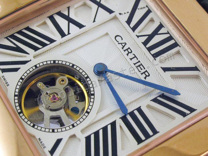 Cartier Santos 100 Tourbillon Réplica Reloj - Haga click en la imagen para cerrar