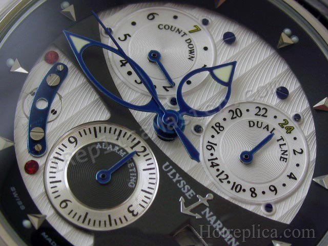 Ulysse Nardin Sonata Catedral de hora doble Réplica Reloj - Haga click en la imagen para cerrar