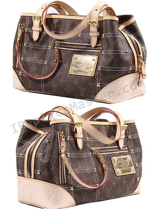 Louis Vuitton Monograma lienzo remachado Handbag M40140 Réplica - Haga click en la imagen para cerrar
