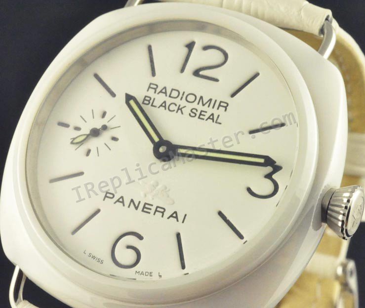 Officine Panerai Radiomir Suiza Sello Negro Reloj Reloj Suizo Réplica - Haga click en la imagen para cerrar