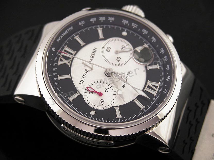 Ulysse Nardin Marine Chronograph Swiss Replica Watch - Click Image to Close
