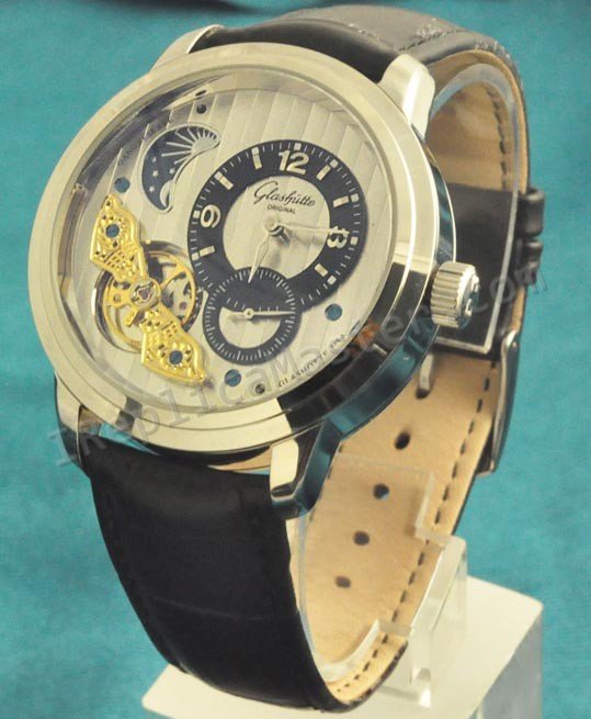 Glashütte Panomatic Mondphase Tourbillon Replik Uhr - zum Schließen ins Bild klicken