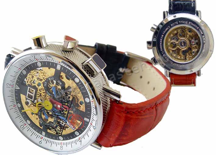 Alain Silberstein Krono Skeleton Replik Uhr - zum Schließen ins Bild klicken